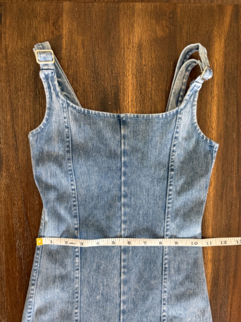 Good American Denim Jumpsuit Fitted Blue One Piece Sleeveless XS - Picture 11 of 15